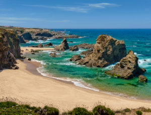 Praia da Samoqueira, Porto Covo, the Alentejo coast Praia da Samoqueira, Porto Covo, the Alentejo coast